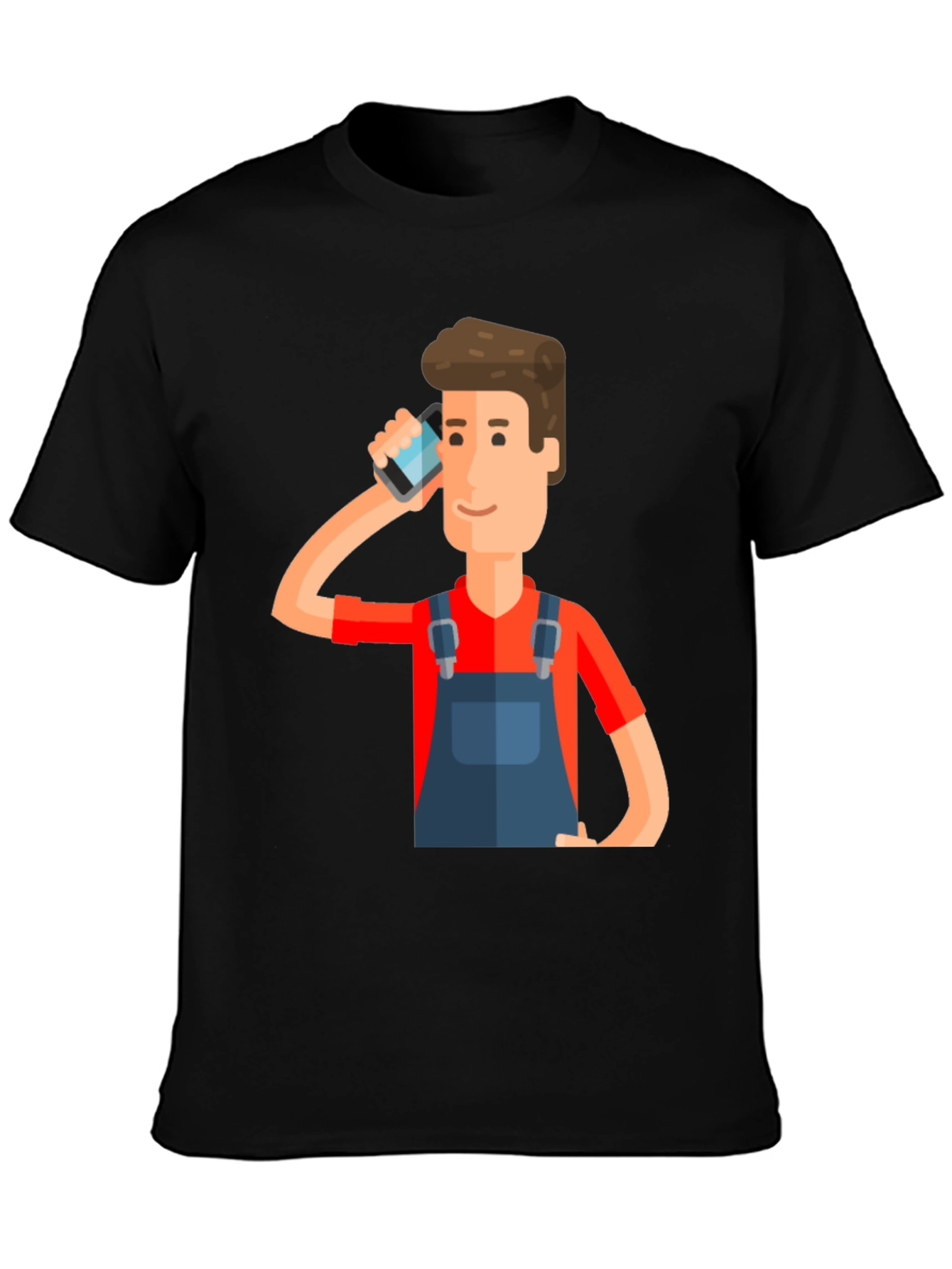 Cartoon Graphic Print T-Shirt