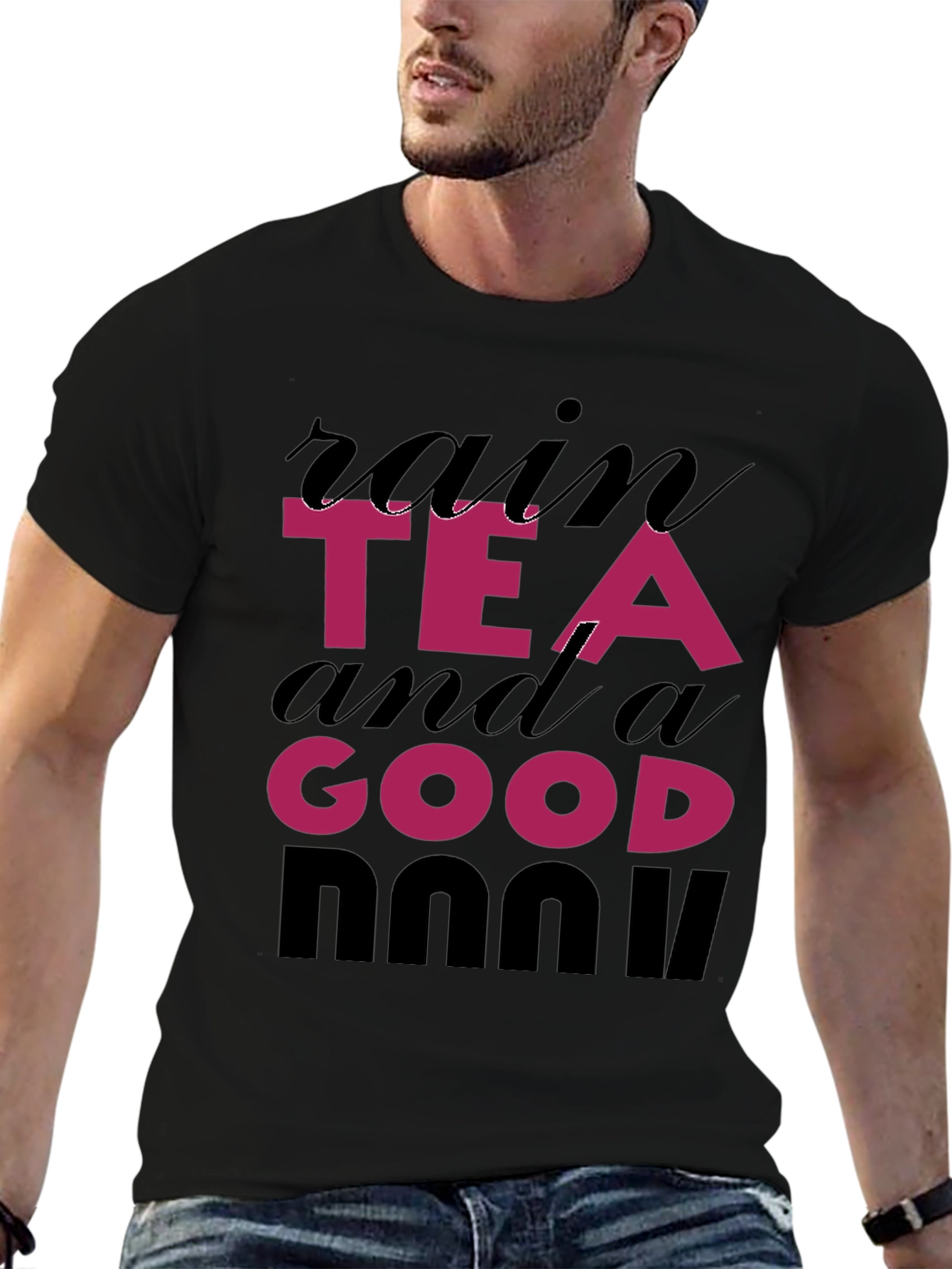 Rain Tea and a Good Book T-Shirt