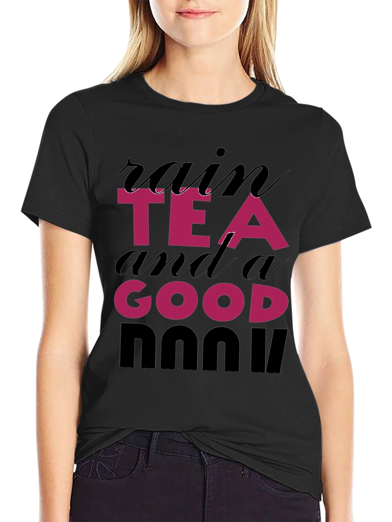 Rain Tea and a Good Book T-Shirt