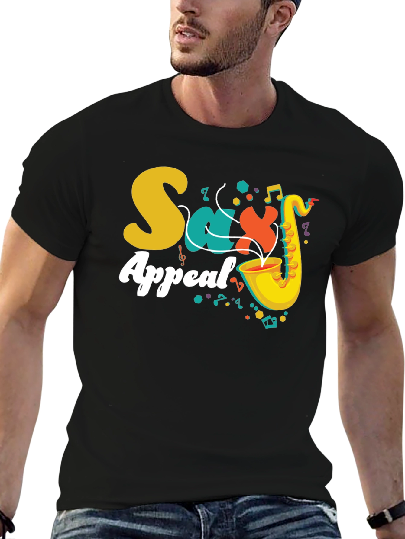Sax Appeal Graphic T-Shirt - Mens