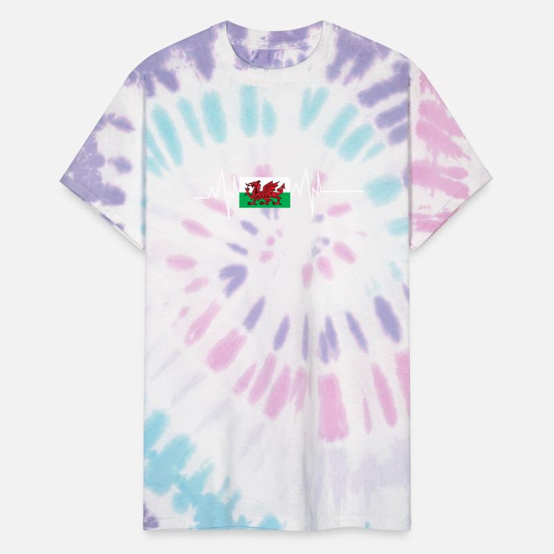 Wales Flag Heartbeat
