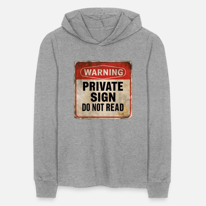 Warning Private Sign Do Not Read Caution Sign