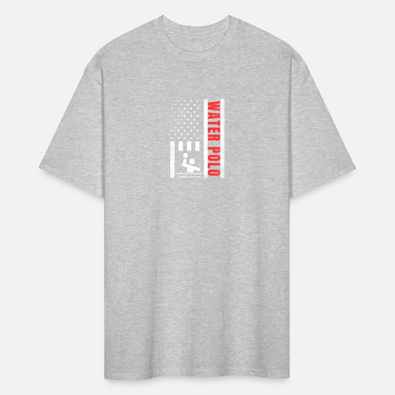 Water Polo Vintage US Flag Proud Water Polo