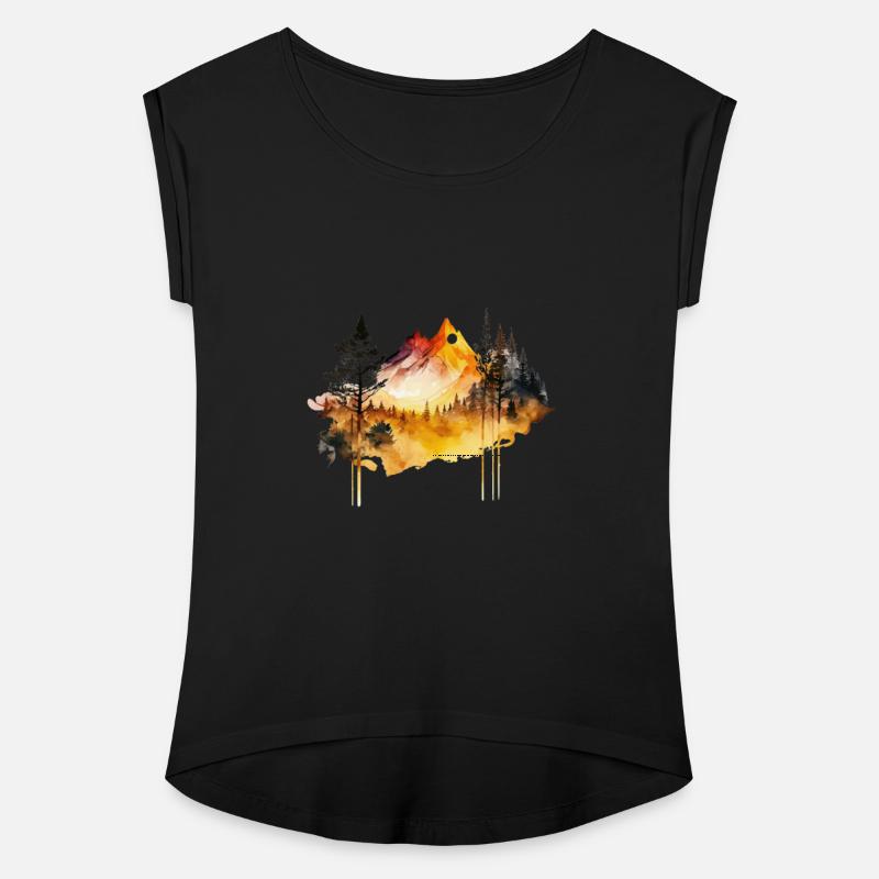 Watercolor Mountains Nature Hiking Explore Wild 6