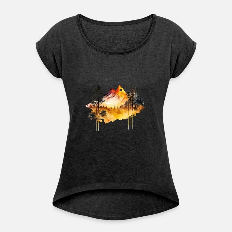 Watercolor Mountains Nature Hiking Explore Wild 6