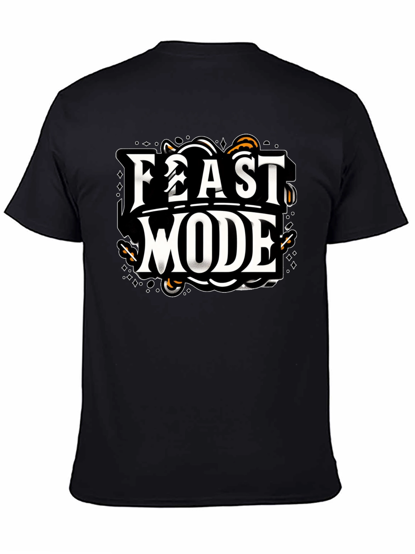Feast Mode Graphic Tee - Mens Black T-Shirt