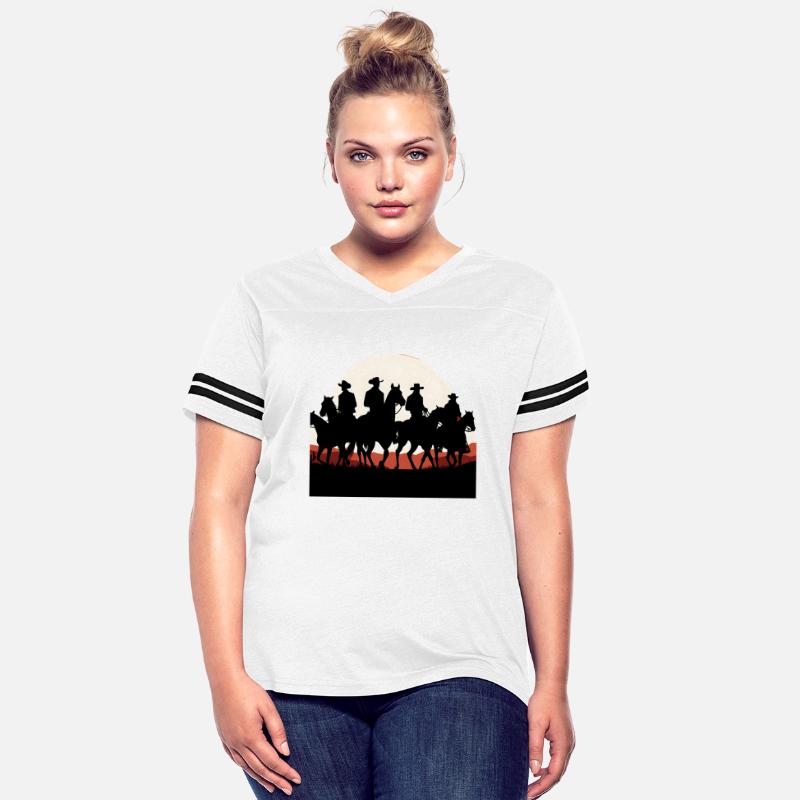 Western Sunset Cowboys Tee