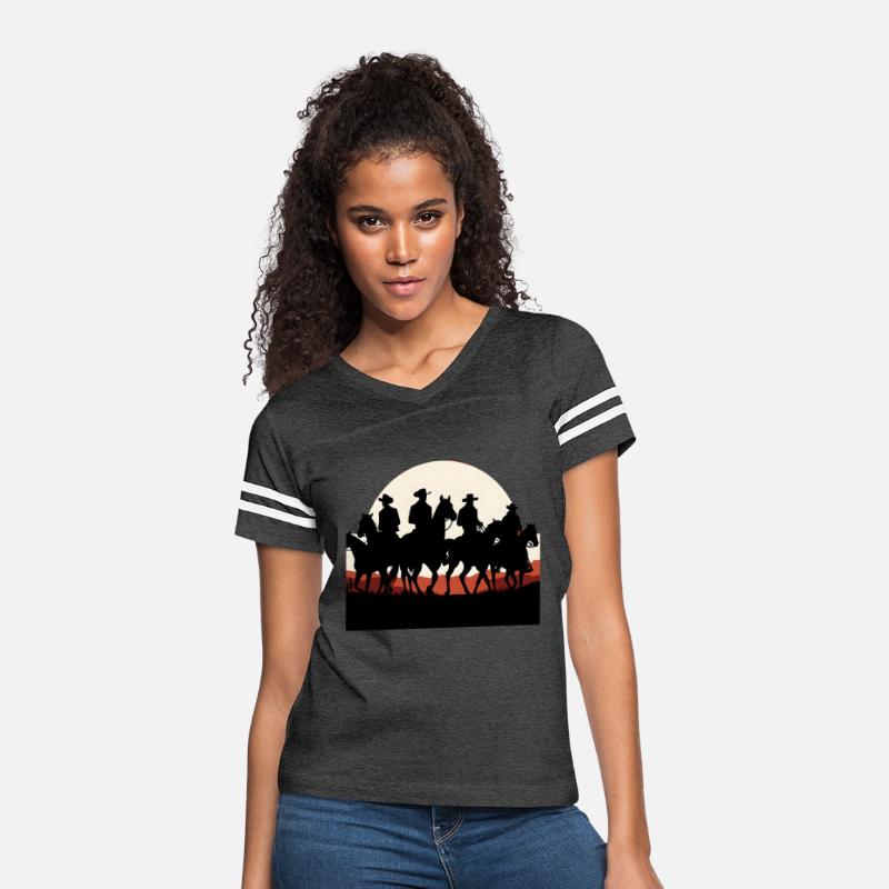 Western Sunset Cowboys Tee
