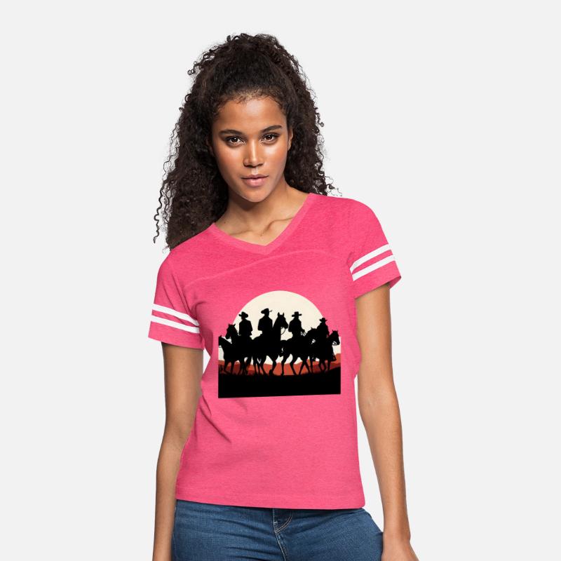 Western Sunset Cowboys Tee