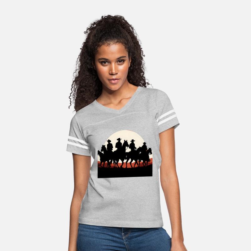 Western Sunset Cowboys Tee