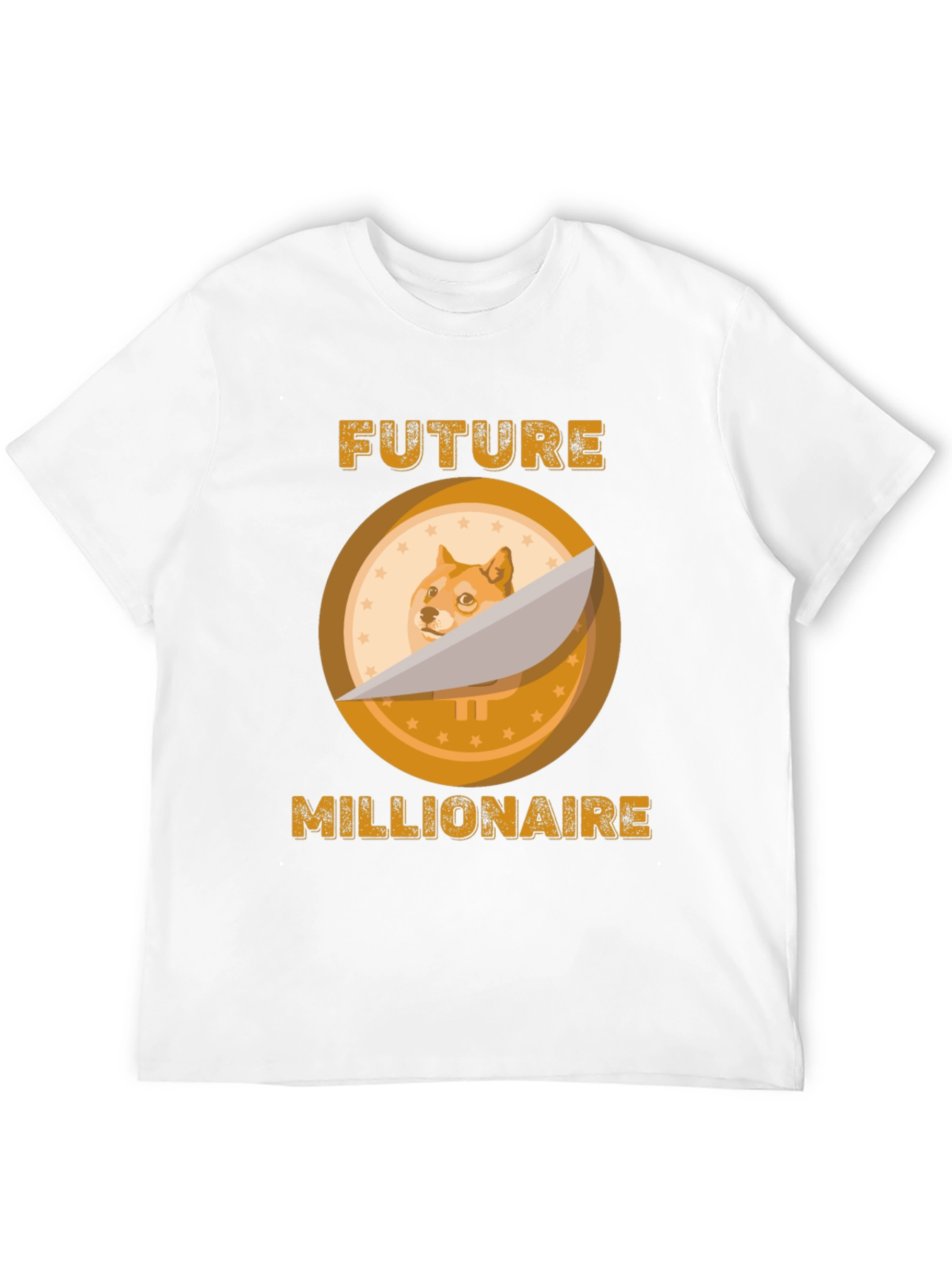 Doge Future Millionaire Graphic Tee - Black Cotton