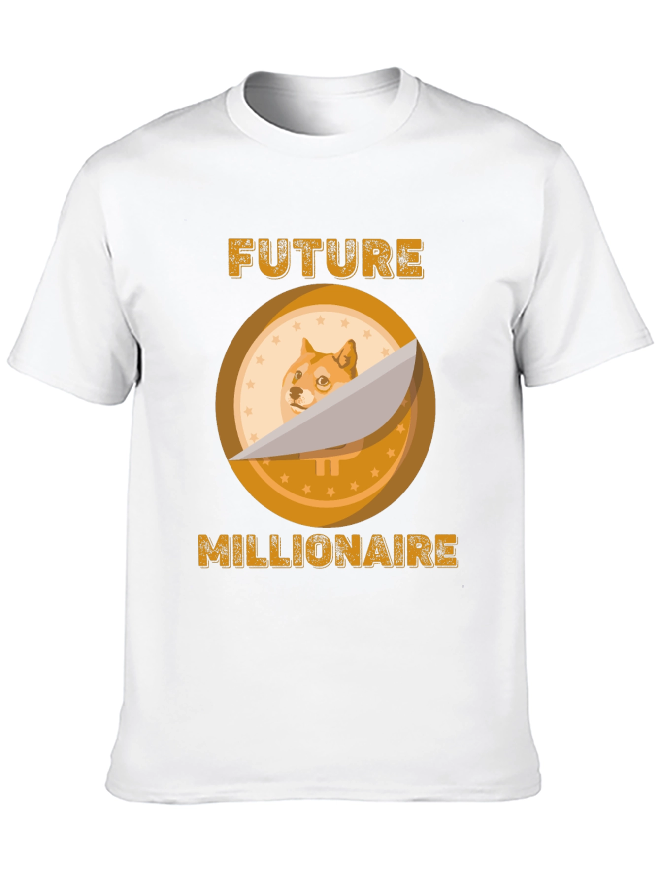 Doge Future Millionaire Graphic Tee - Black Cotton