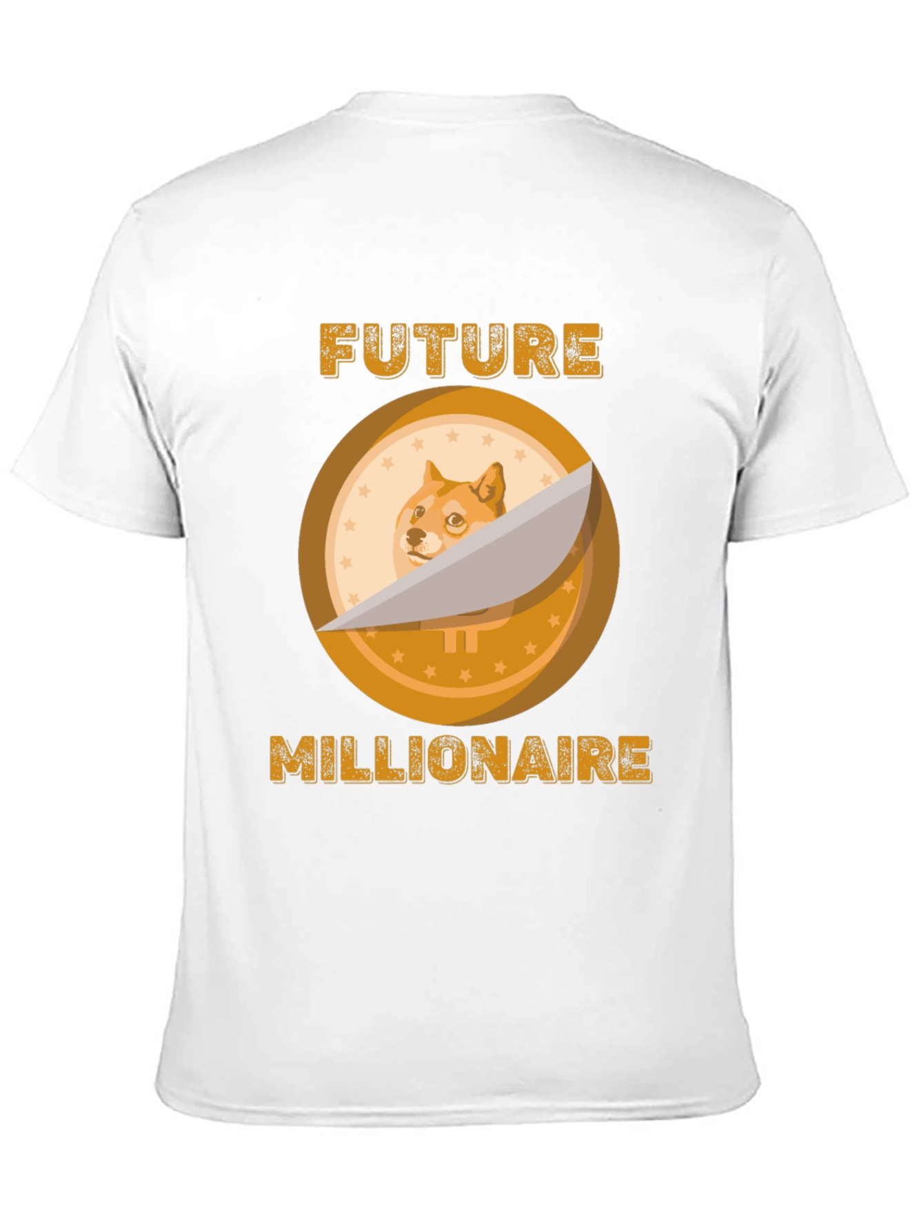 Doge Future Millionaire Graphic Tee - Black Cotton