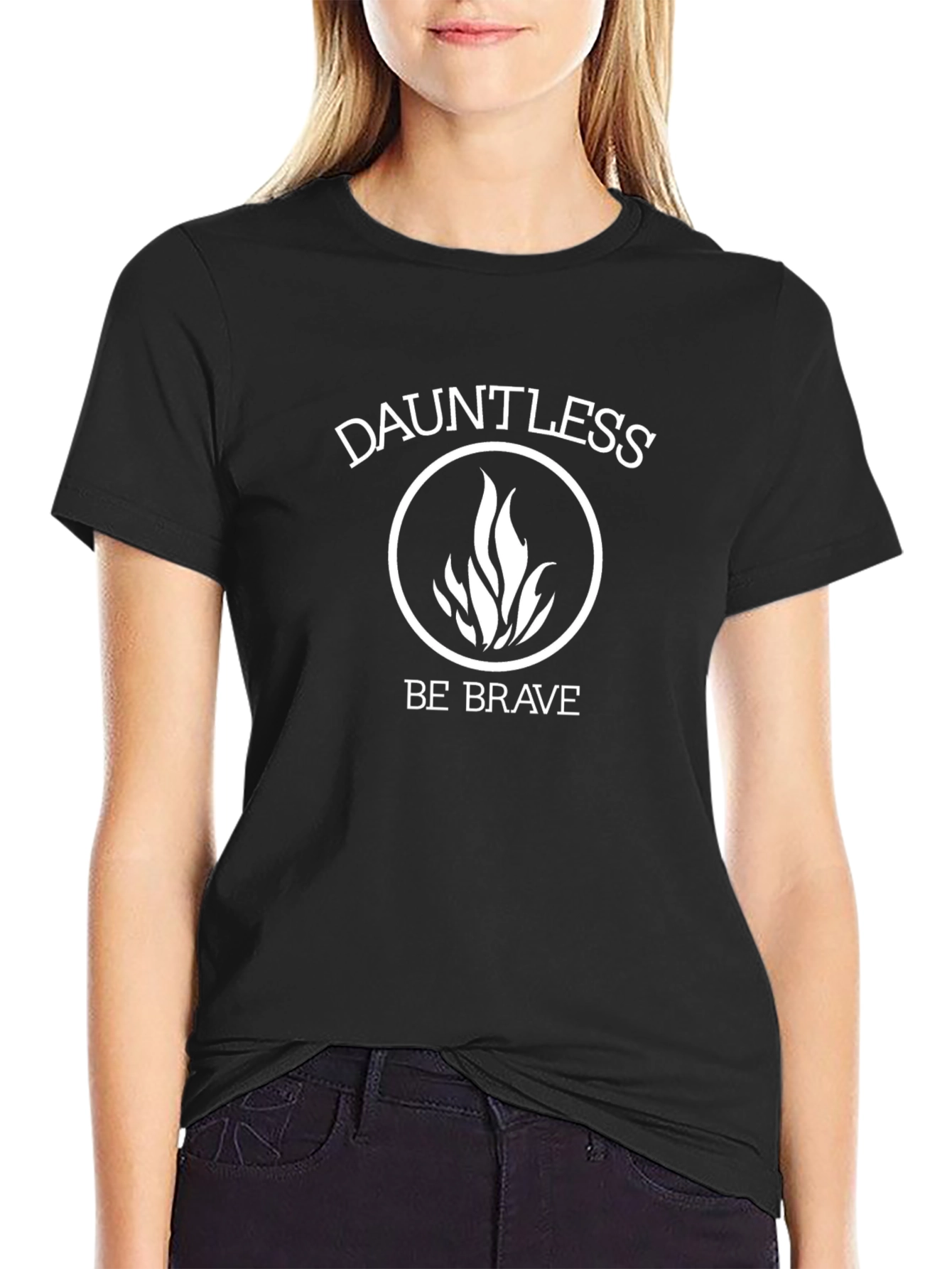 Dauntless Be Brave Graphic Tee - Black
