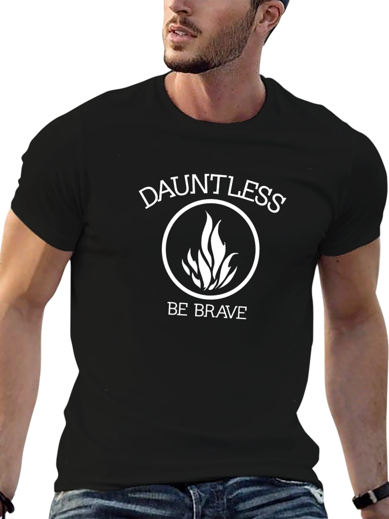 Dauntless Be Brave Graphic Tee - Black