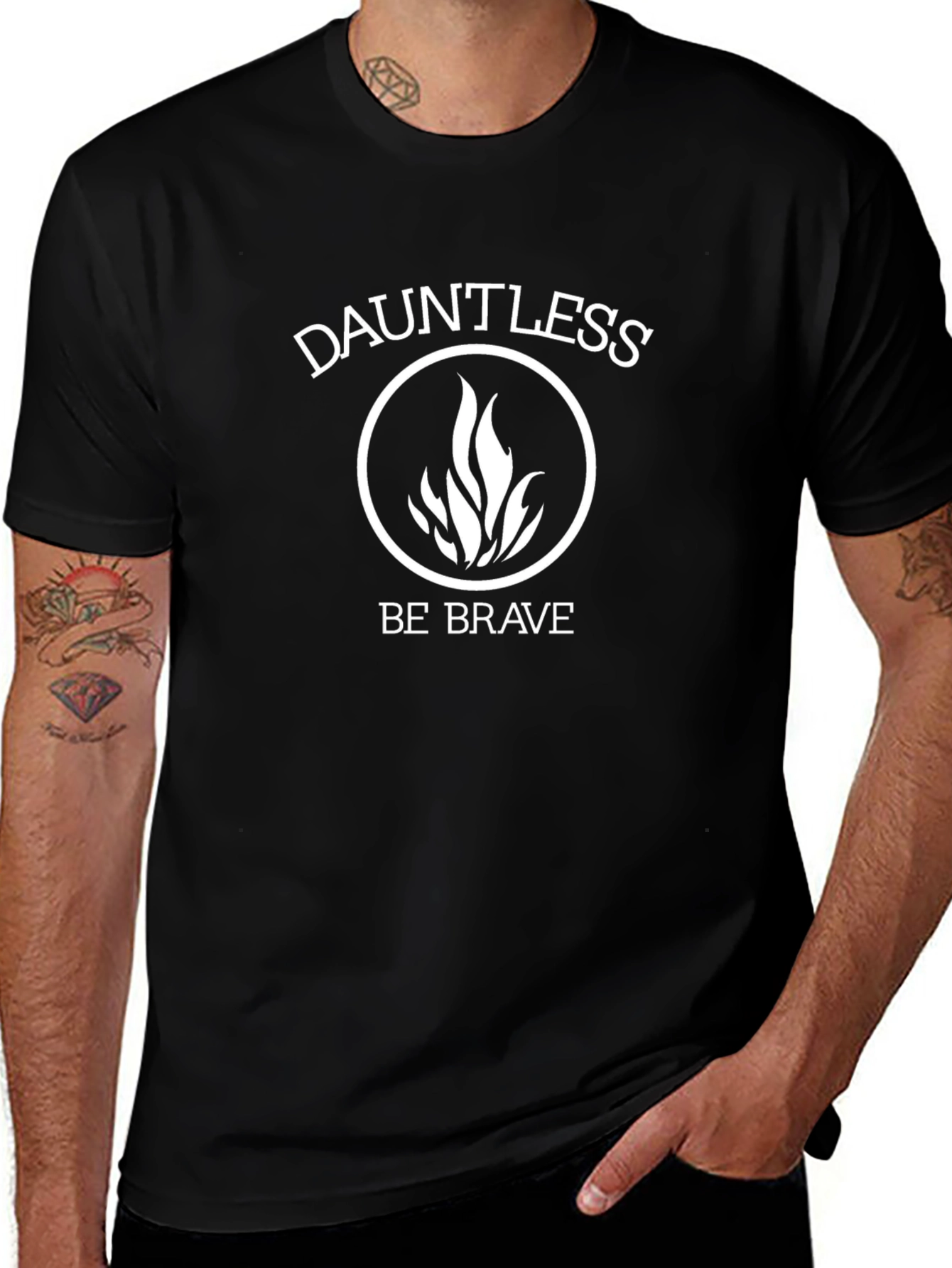 Dauntless Be Brave Graphic Tee - Black
