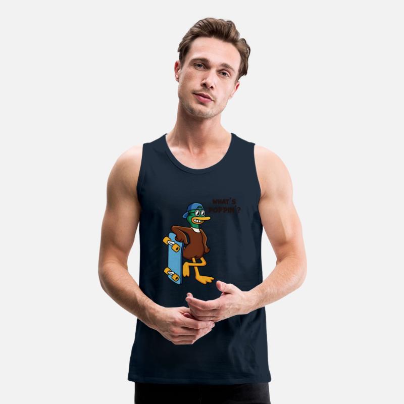 What's Poppin Duck Skaterboy Skateboardkid