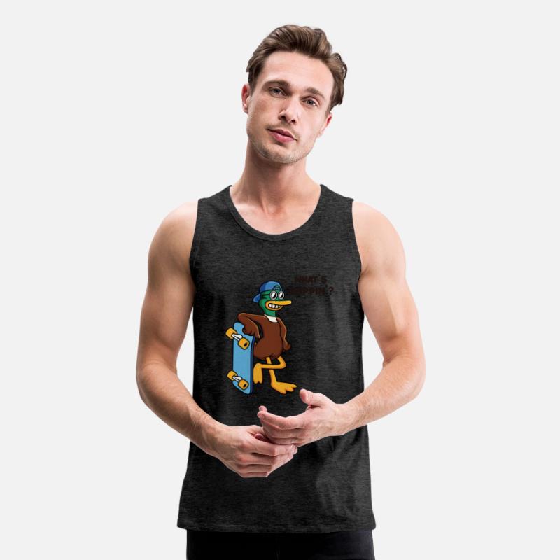 What's Poppin Duck Skaterboy Skateboardkid