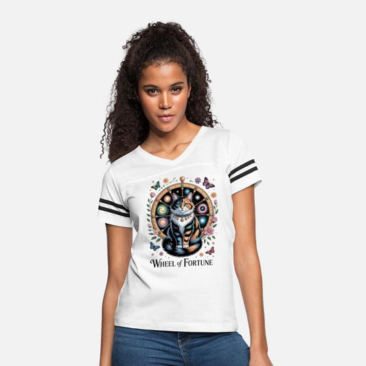 Wheel of Fortune Tarot Cat Art