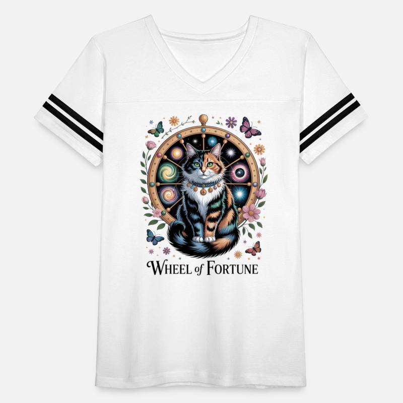 Wheel of Fortune Tarot Cat Art