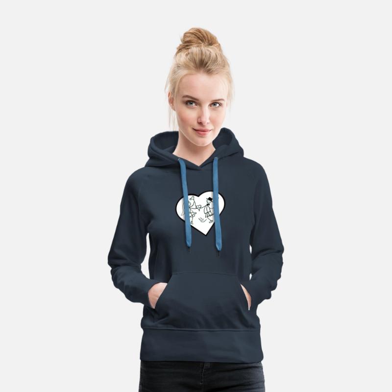 Whimsical Couple Heart Dance Design