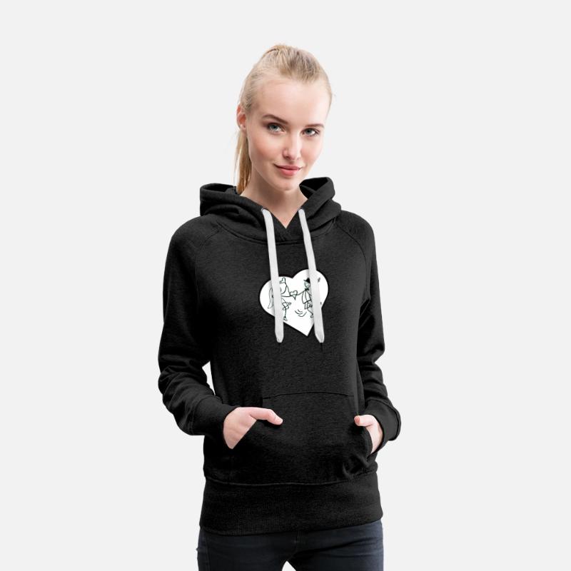 Whimsical Couple Heart Dance Design