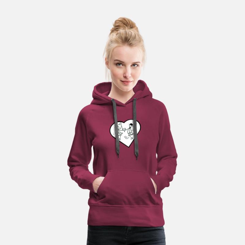 Whimsical Couple Heart Dance Design