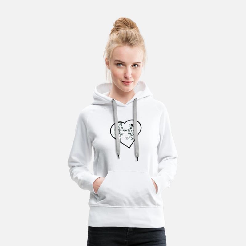 Whimsical Couple Heart Dance Design