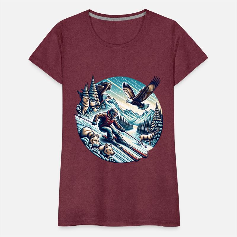 Wild Alpine Ski Adventure Landscape