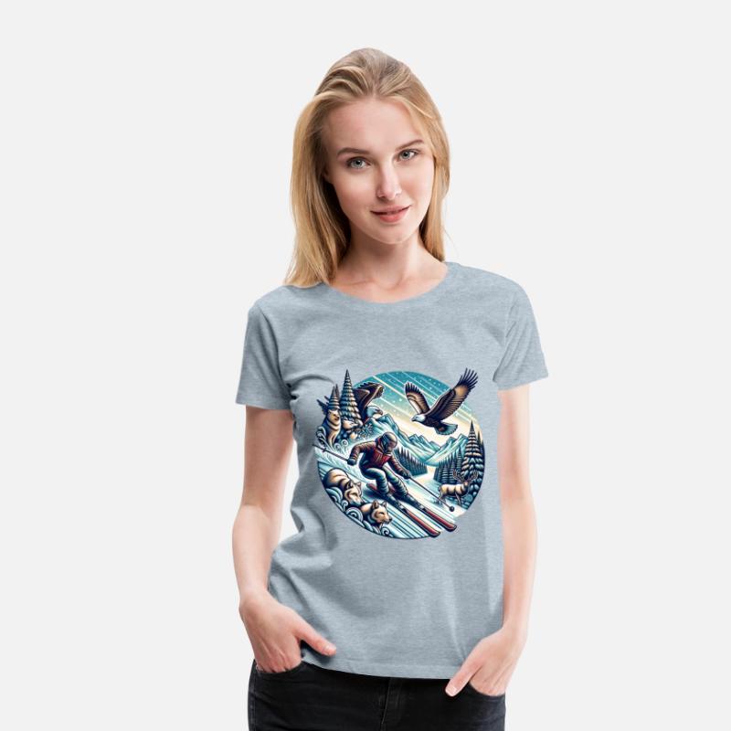 Wild Alpine Ski Adventure Landscape