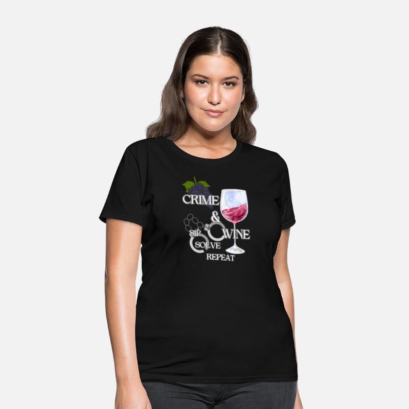 Wine and Crime True Crime Fan Design
