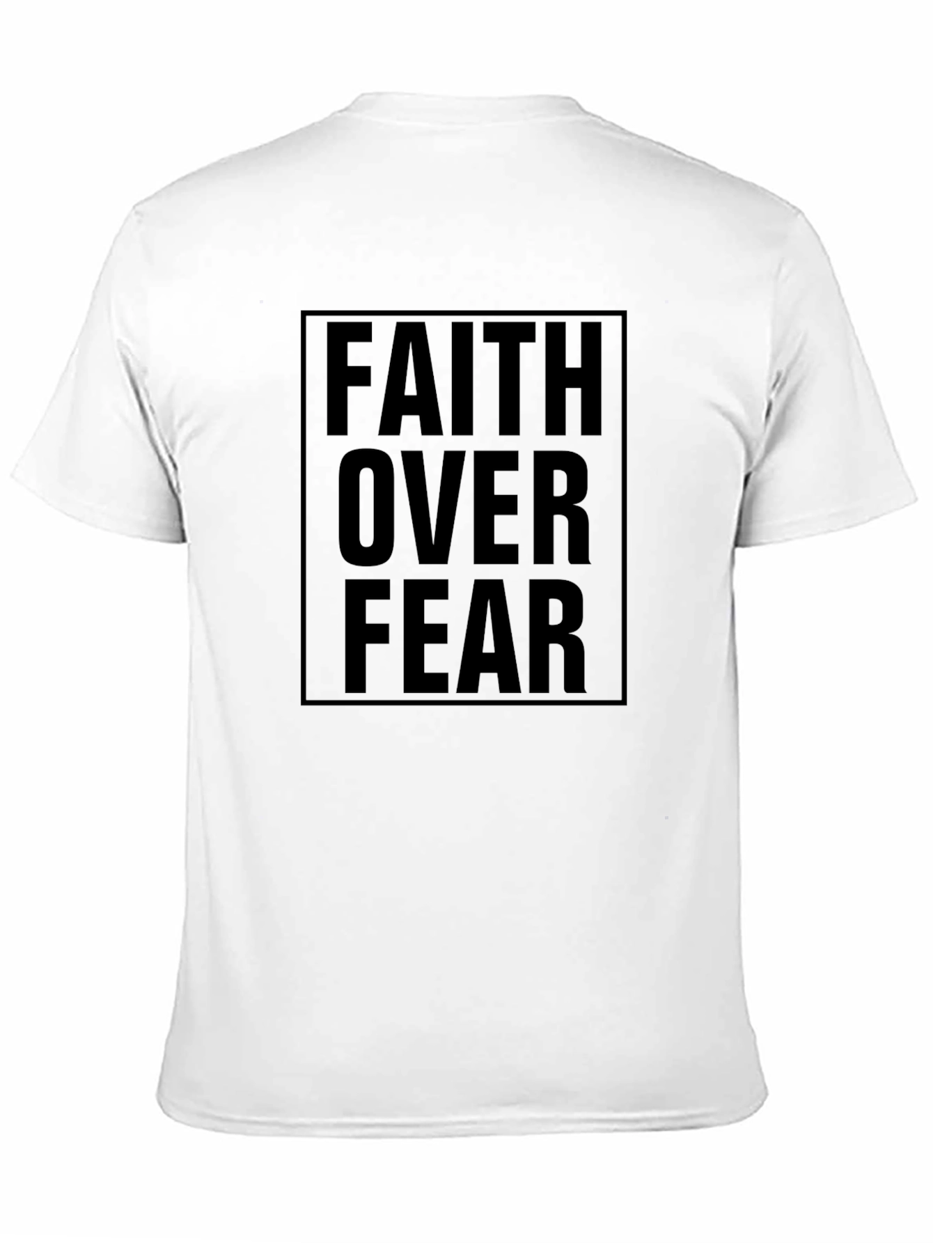 Faith Over Fear Graphic Tee - Inspiring Christian Apparel