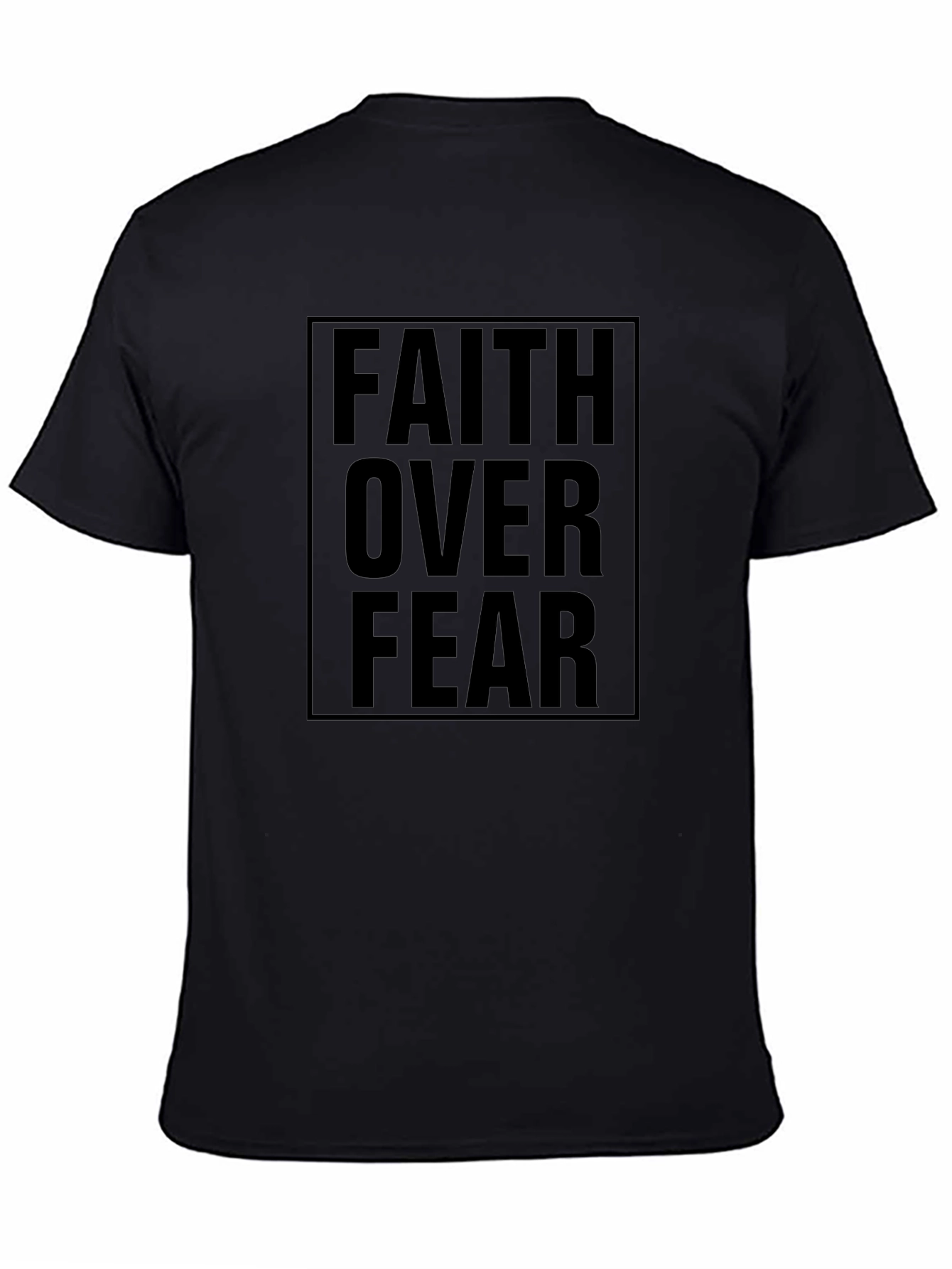 Faith Over Fear Graphic Tee - Inspiring Christian Apparel