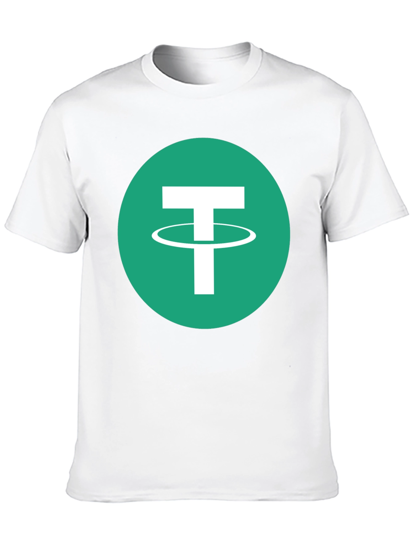 Tether Crypto T-Shirt - Black Tee with USDT Logo