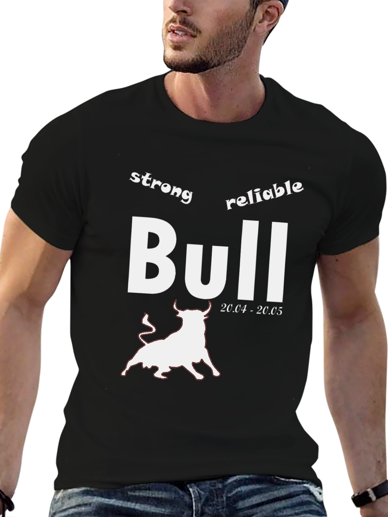 Strong Bull Zodiac T-Shirt - Reliable Taurus Tee