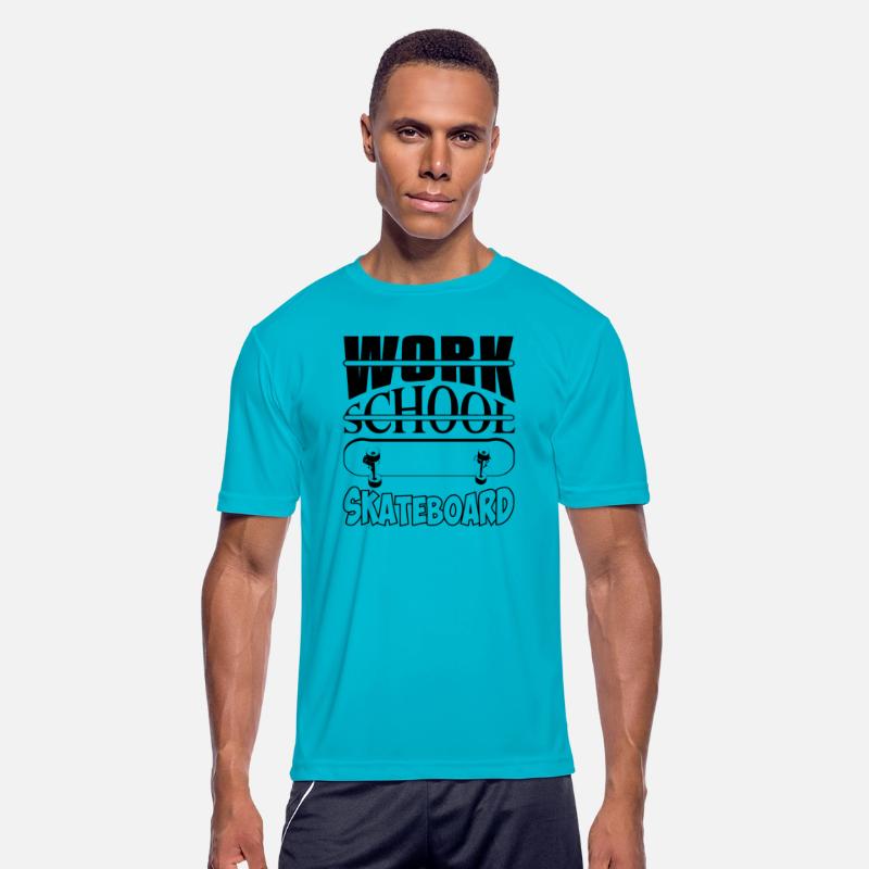 Work School Skateboard Apparel School Life Funny