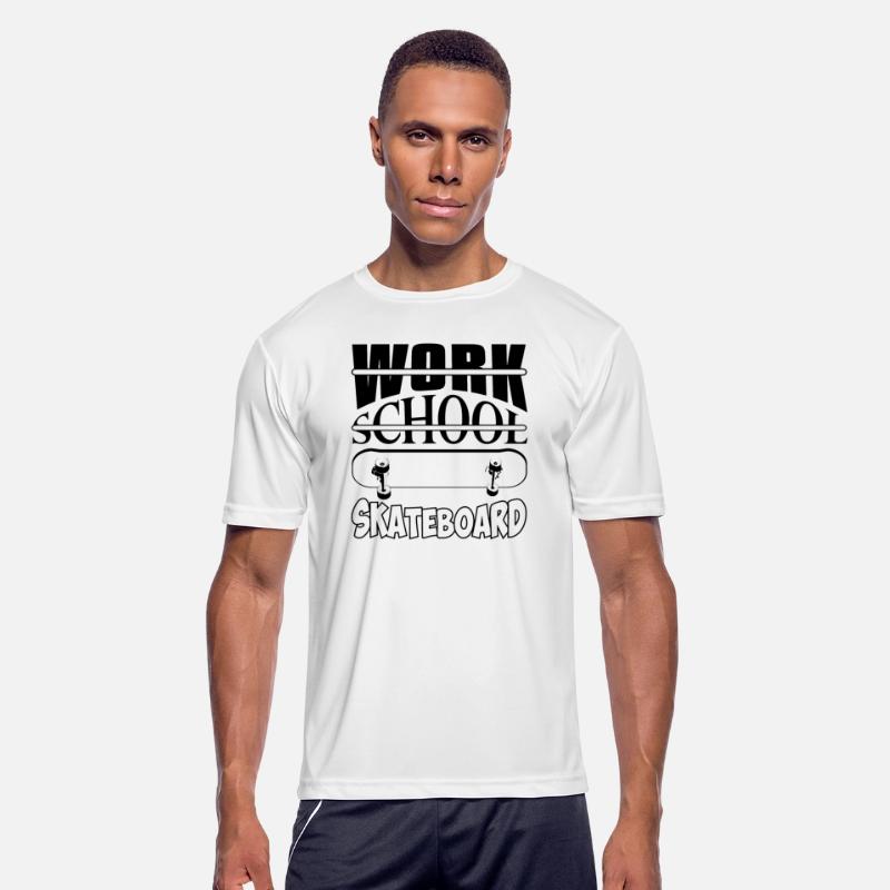 Work School Skateboard Apparel School Life Funny