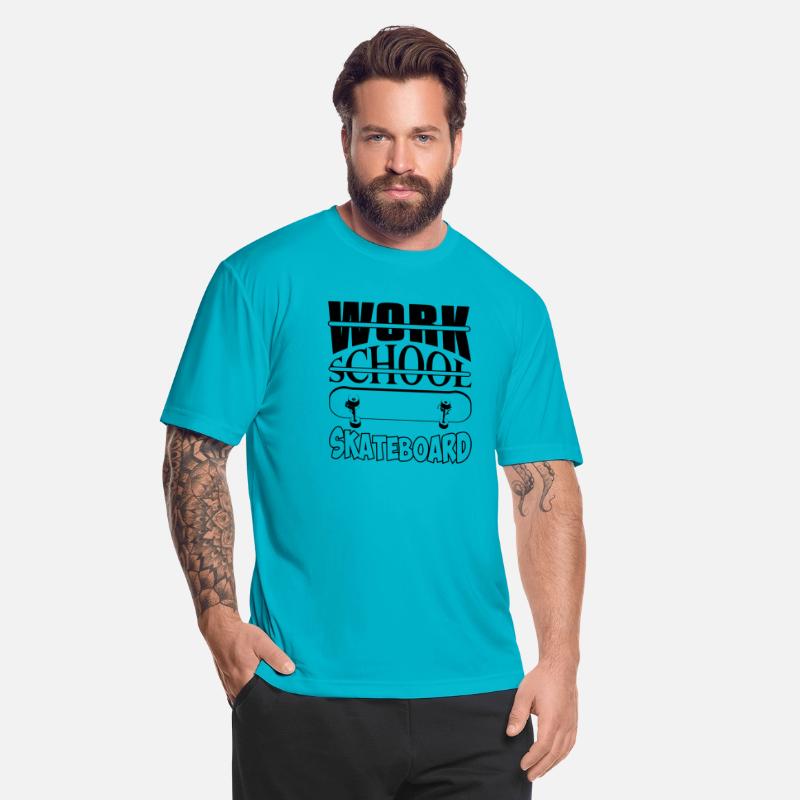 Work School Skateboard Apparel School Life Funny