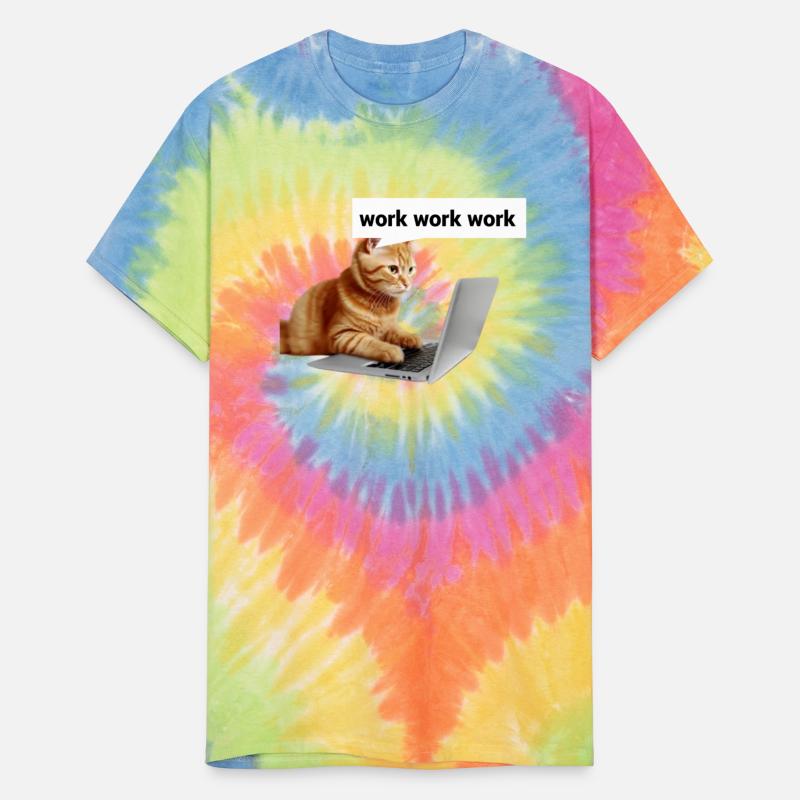 Work Work Work Cat – Funny Laptop Cat with Speech