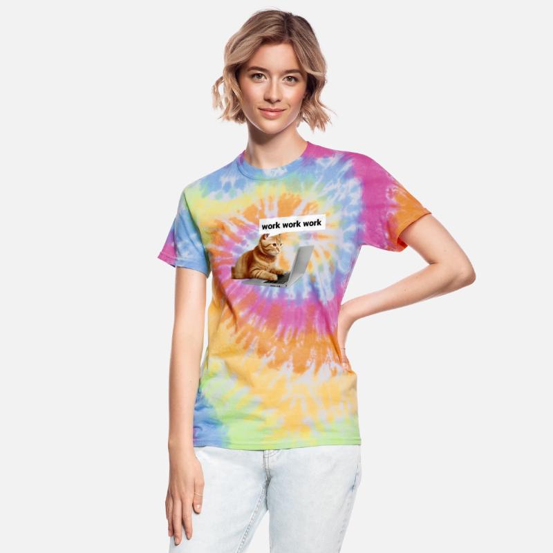 Work Work Work Cat – Funny Laptop Cat with Speech