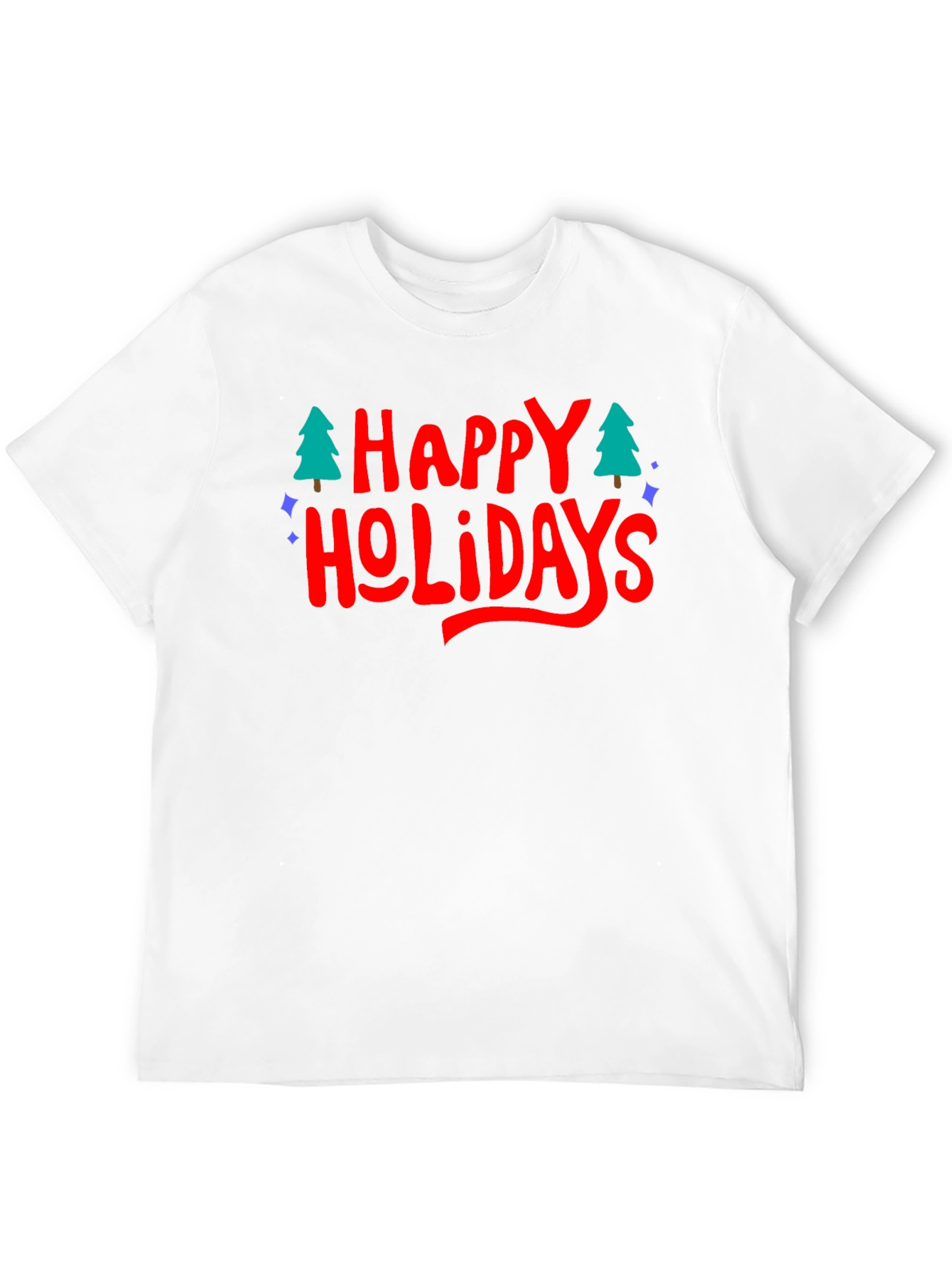 Festive Happy Holidays Graphic T-Shirt