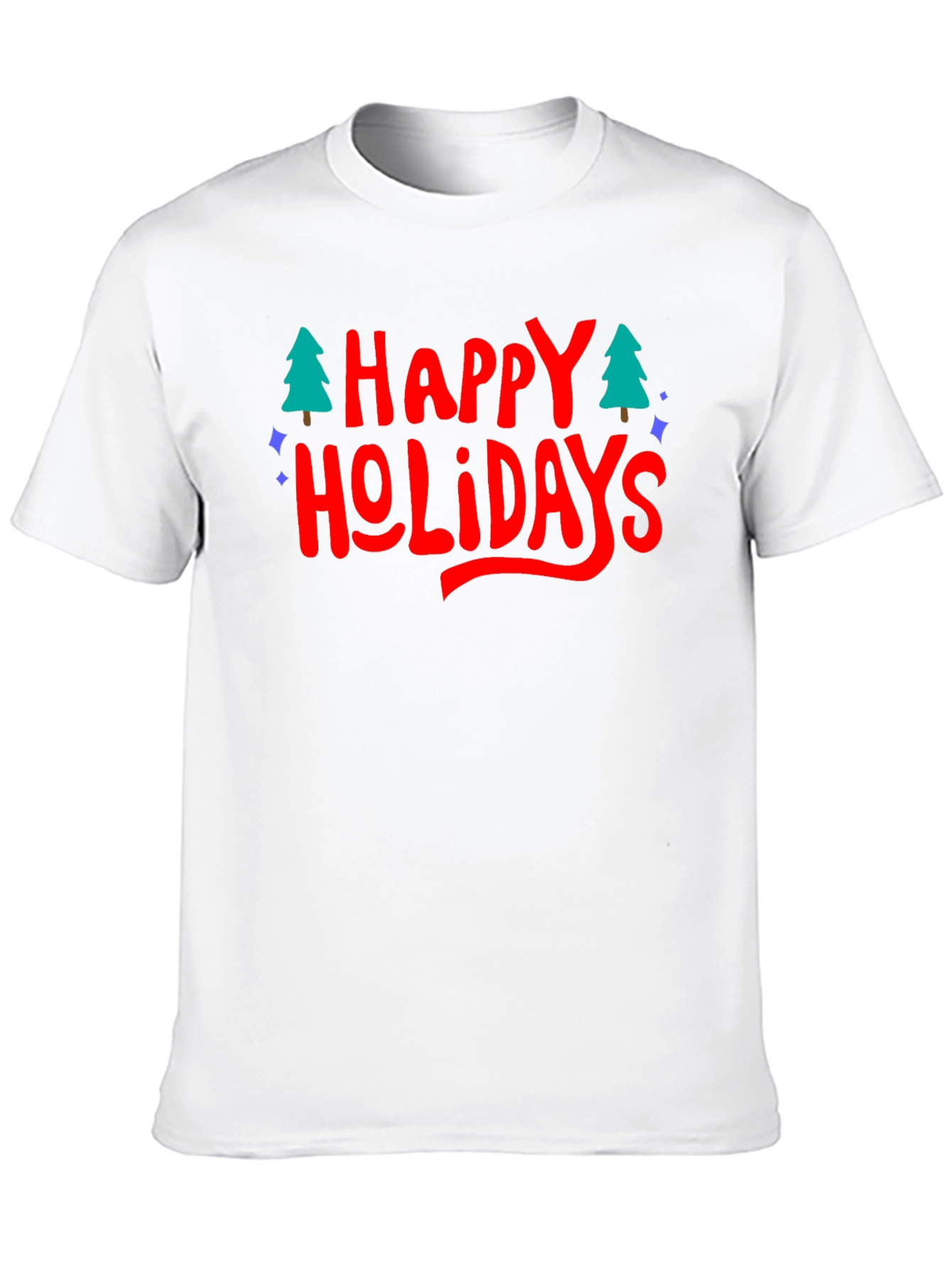 Festive Happy Holidays Graphic T-Shirt
