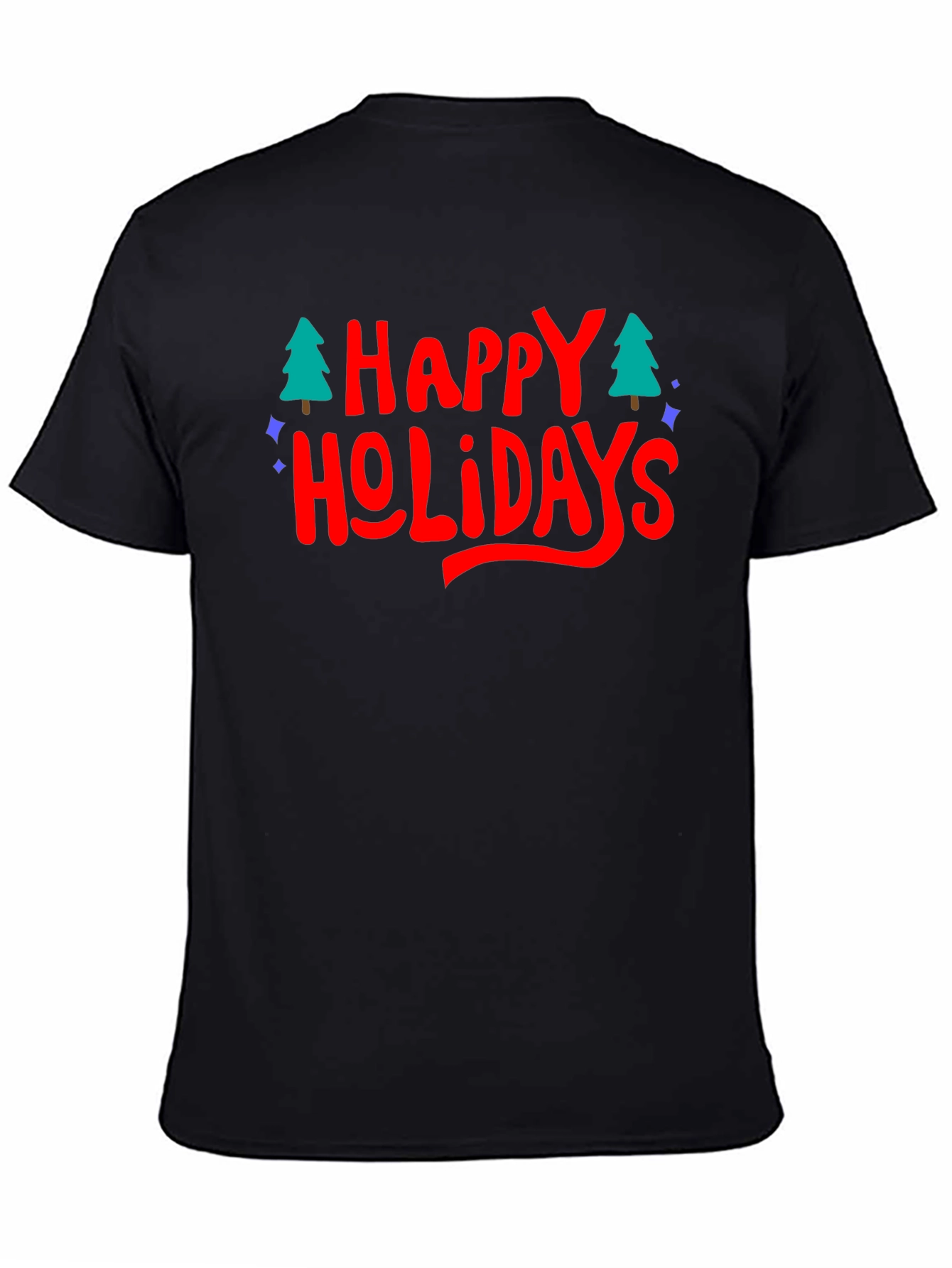 Festive Happy Holidays Graphic T-Shirt