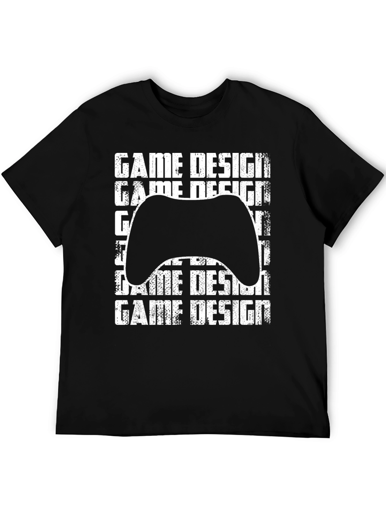 Game Design Controller Graphic Black T-Shirt