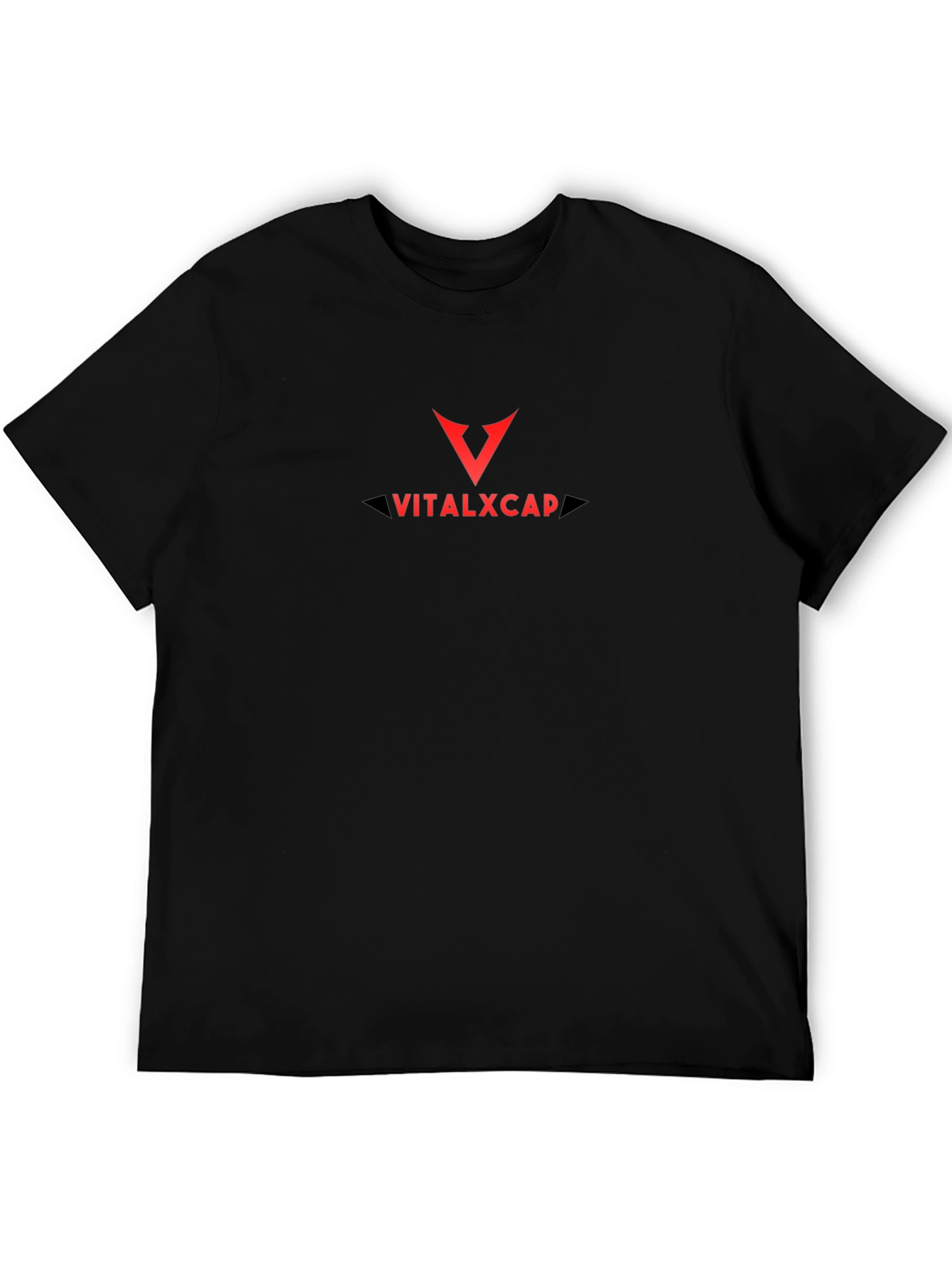 VitalXCap Black T-Shirt - Stylish & Comfortable
