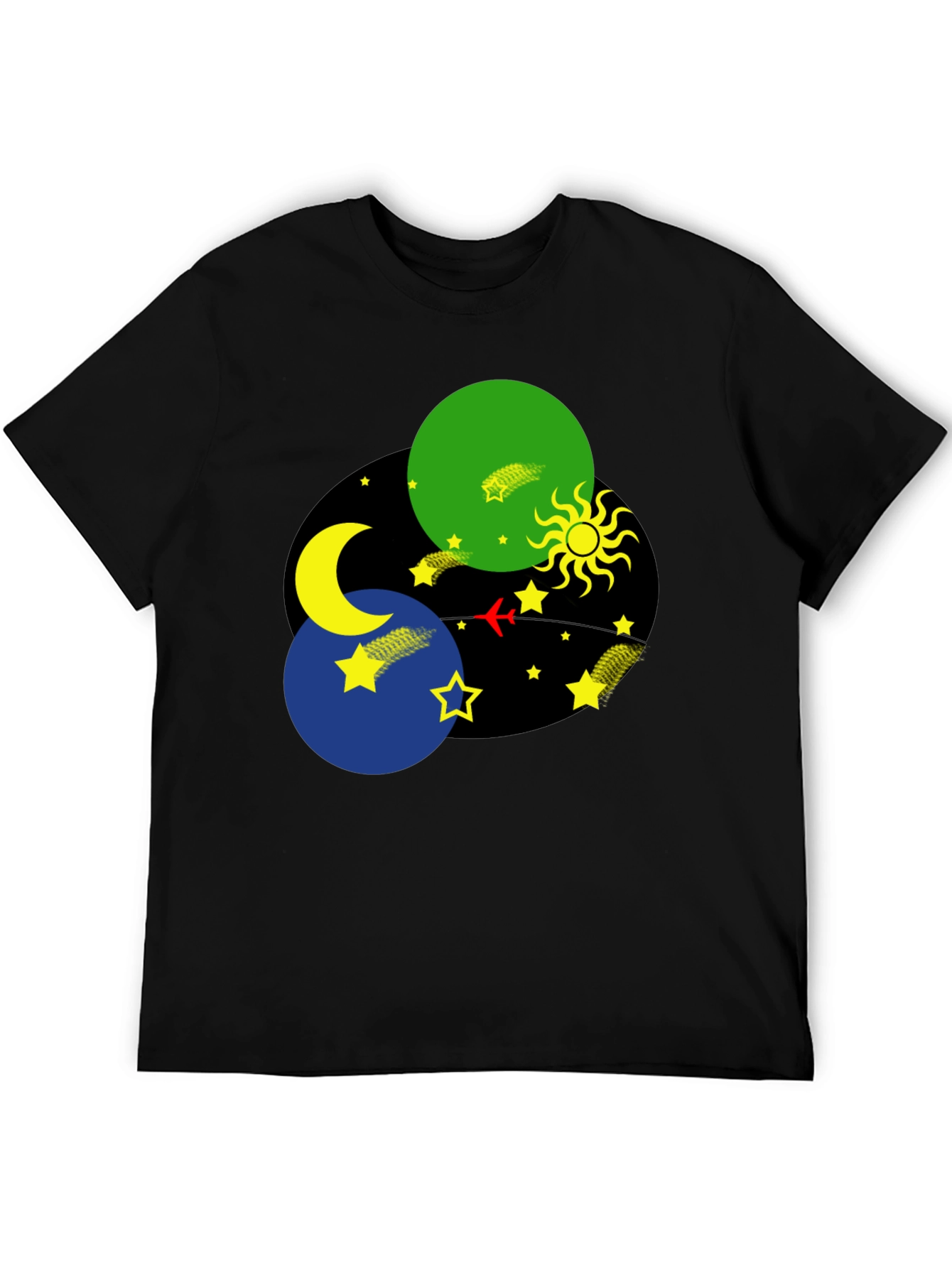 Celestial Dreams Black T-Shirt