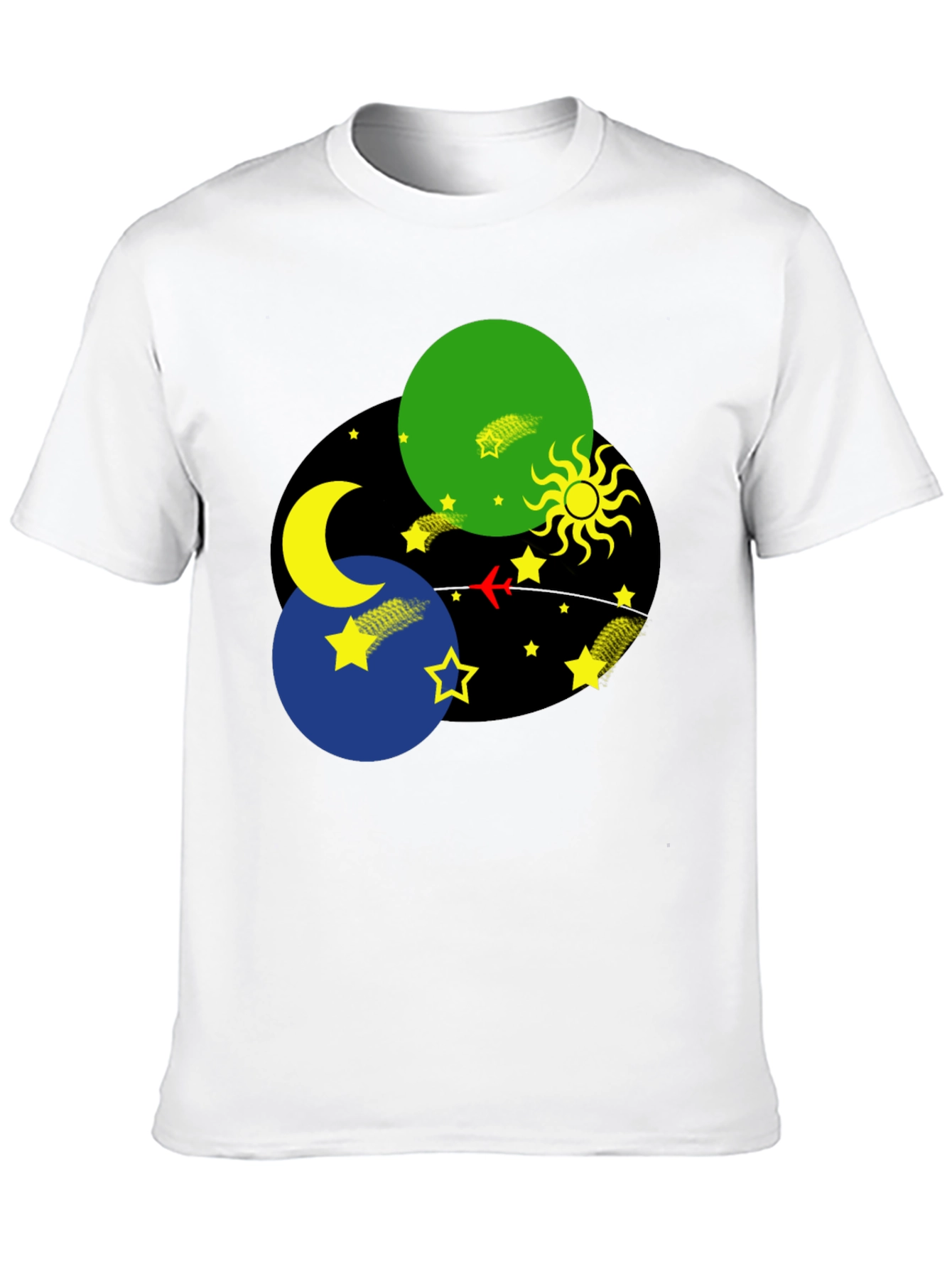 Celestial Dreams Black T-Shirt
