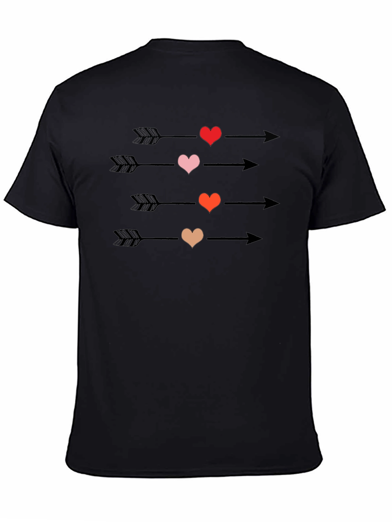 Heart Arrow T-Shirt - Romantic Graphic Tee