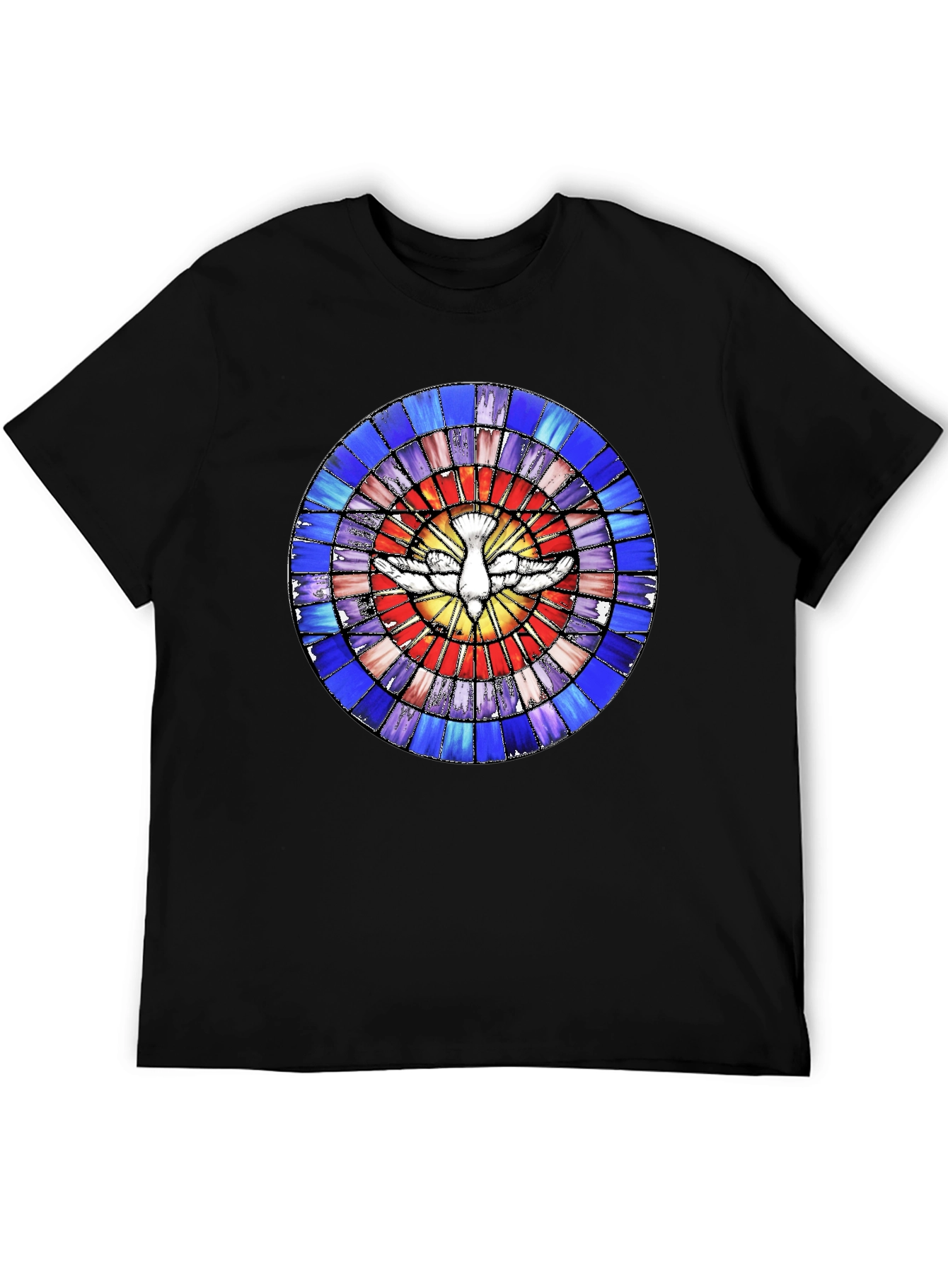 Stained Glass Dove Graphic Tee