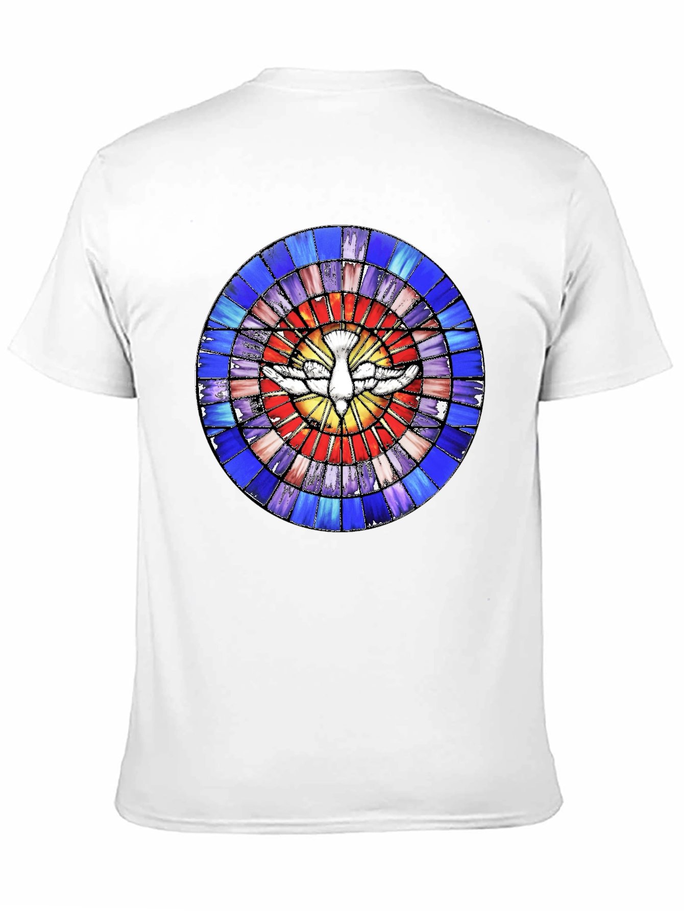 Stained Glass Dove Graphic Tee